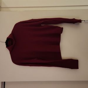 Calvin Klein Performance Large Women’s Cropped Mock-neck Thermal Sweater!